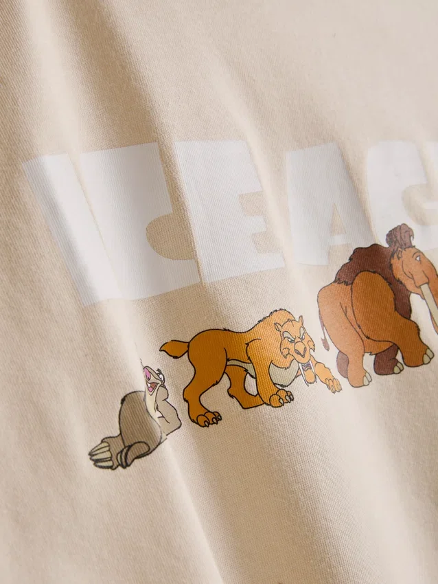 Disneys Ice Age-pyjamasar i bomull med tryck