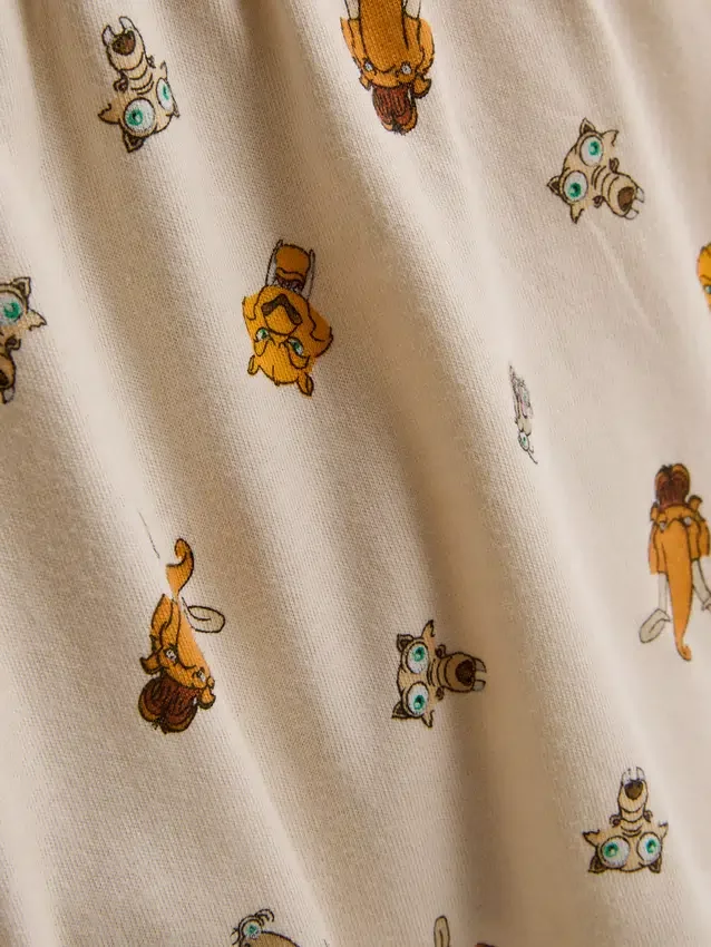 Disneys Ice Age-pyjamasar i bomull med tryck