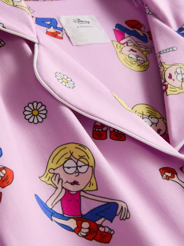 Disneys Lizzie McGuire-pyjamasar i boyfriend-stil med korta byxor