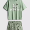 Disneys Mickey & Minnie Mouse-pyjamasar med korta byxor