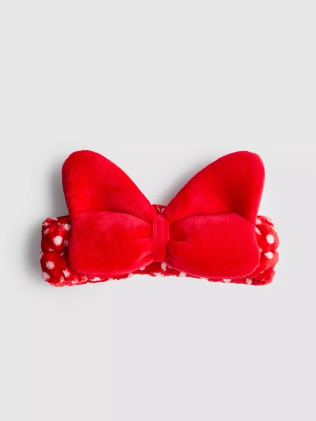 Disneys Minnie Mouse-hårband med plyschrosett