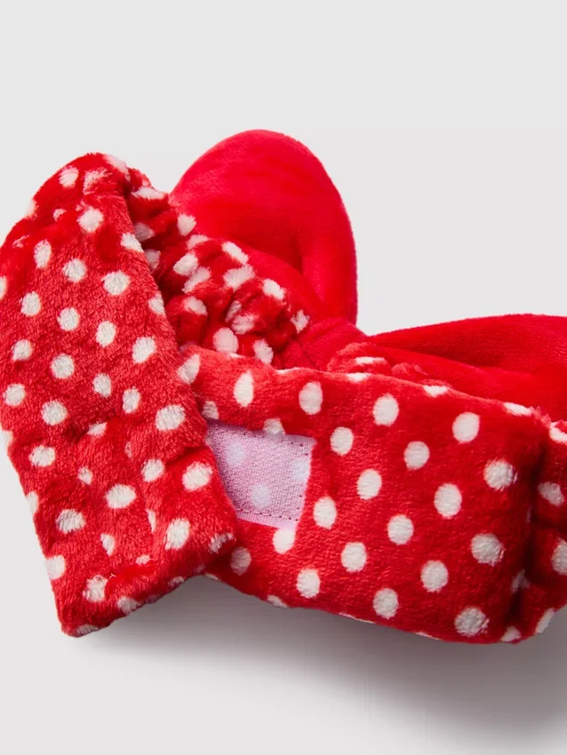Disneys Minnie Mouse-hårband med plyschrosett