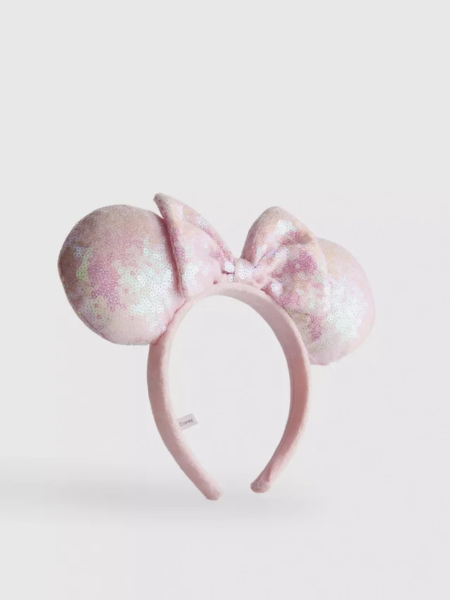 Disneys Minnie Mouse-hårband med öron och paljetter