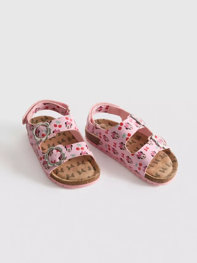 Disneys Minnie Mouse-sandaler med slingback och dubbla spännen