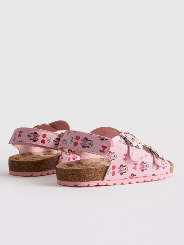 Disneys Minnie Mouse-sandaler med slingback och dubbla spännen