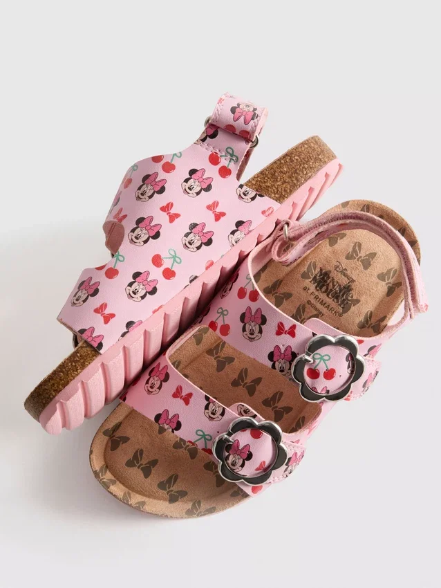 Disneys Minnie Mouse-sandaler med slingback och dubbla spännen
