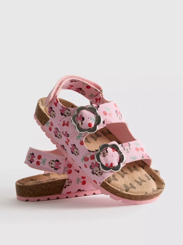 Disneys Minnie Mouse-sandaler med slingback och dubbla spännen