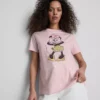 Disneys Minnie Mouse-T-shirt i bomull med tryck