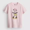 Disneys Minnie Mouse-T-shirt i bomull med tryck