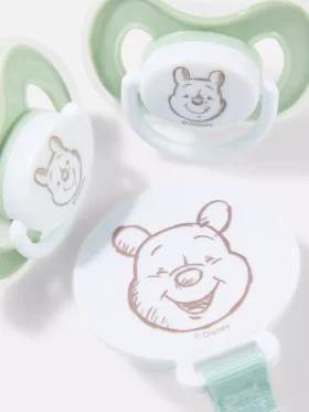 Disneys Nalle Puh-napp och hållare-set