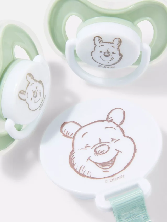 Disneys Nalle Puh-napp och hållare-set