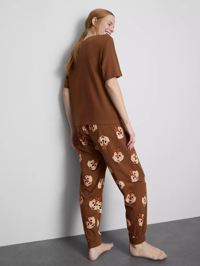 Disneys pyjamasar i bomull med Chip och Dale