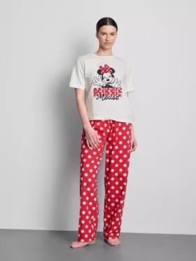 Disneys pyjamasar i bomull med Minnie Mouse-motiv