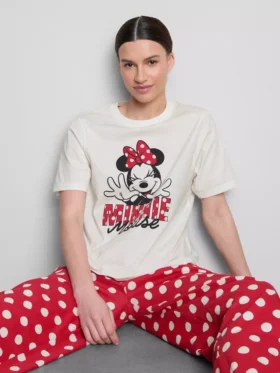 Disneys pyjamasar i bomull med Minnie Mouse-motiv