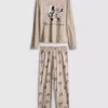 Disneys pyjamasar i bomull med Minnie Mouse-tryck