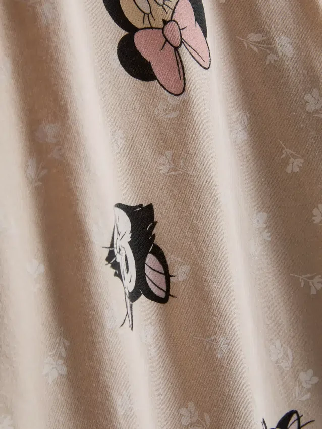 Disneys pyjamasar i bomull med Minnie Mouse-tryck