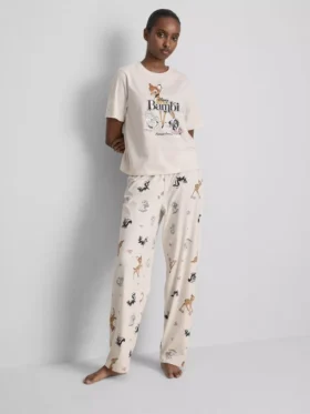 Disneys pyjamasar i bomullsblandning med tryck