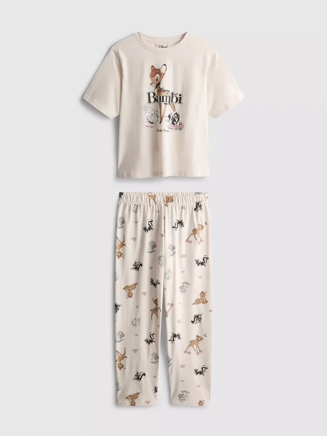 Disneys pyjamasar i bomullsblandning med tryck