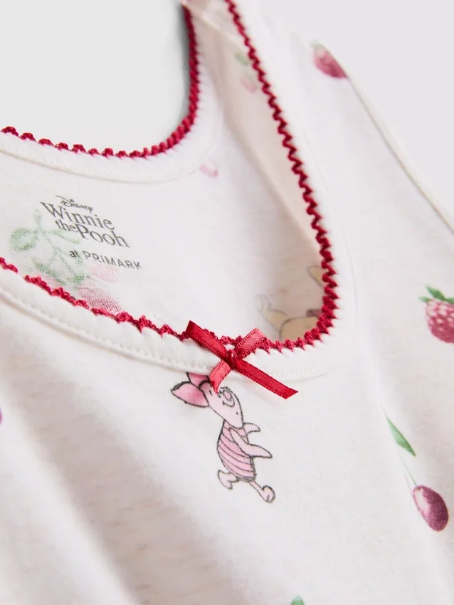 Disneys pyjamasar i bomullsrik tröja med tryck i Winnie the Pooh-motiv