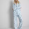 Disneys randiga boyfriend-stiliga pyjamasar med Stitch