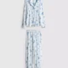 Disneys randiga boyfriend-stiliga pyjamasar med Stitch