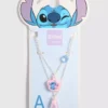 Disneys Stitch-halsband i flera lager med initialer