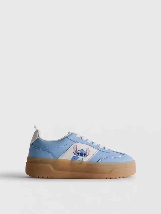 Disneys Stitch-sneakers med tjock gummisula