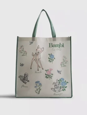 Disneys stora återanvändbara Bambi-shoppingsväska