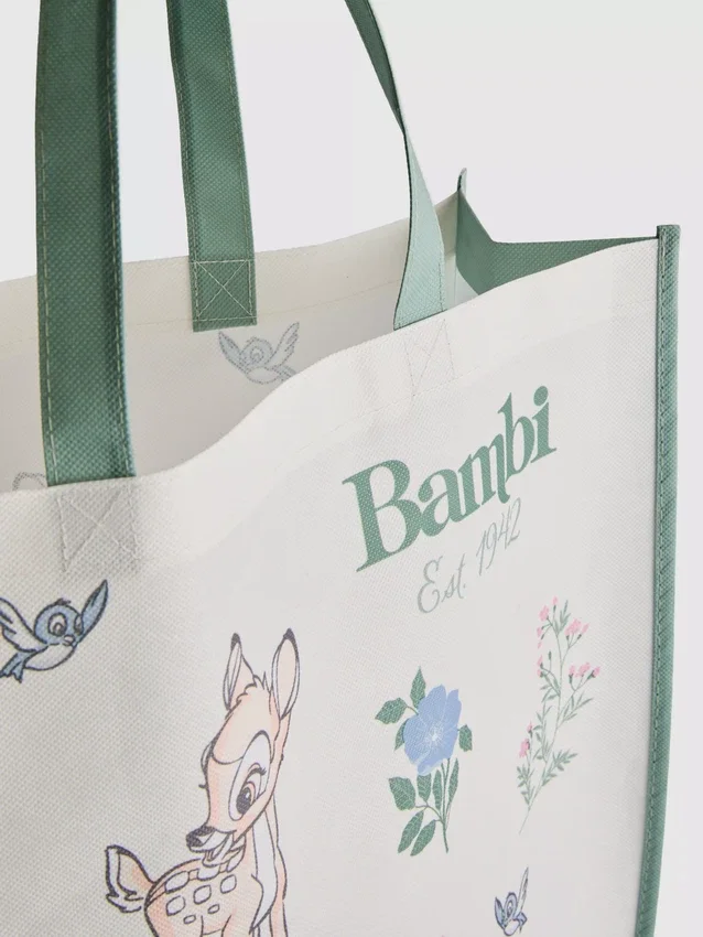 Disneys stora återanvändbara Bambi-shoppingsväska