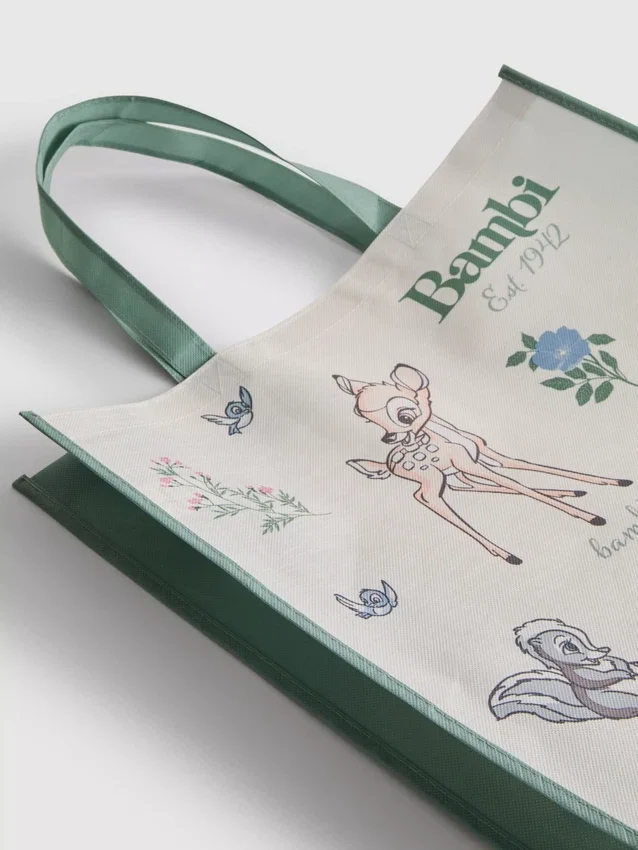 Disneys stora återanvändbara Bambi-shoppingsväska