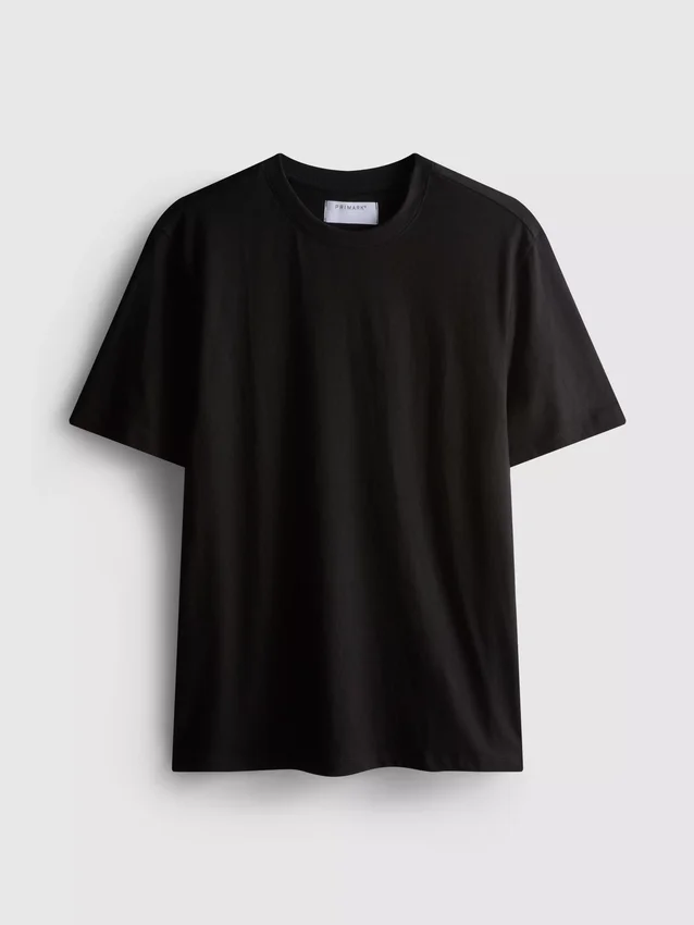 En T-shirt med normal passform, korta ärmar och rund halsringning