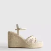 Espadriller med kilklack på sandaler