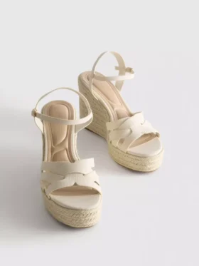 Espadriller med kilklack på sandaler