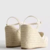 Espadriller med kilklack på sandaler