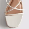 Espadriller med remmar och kilklack