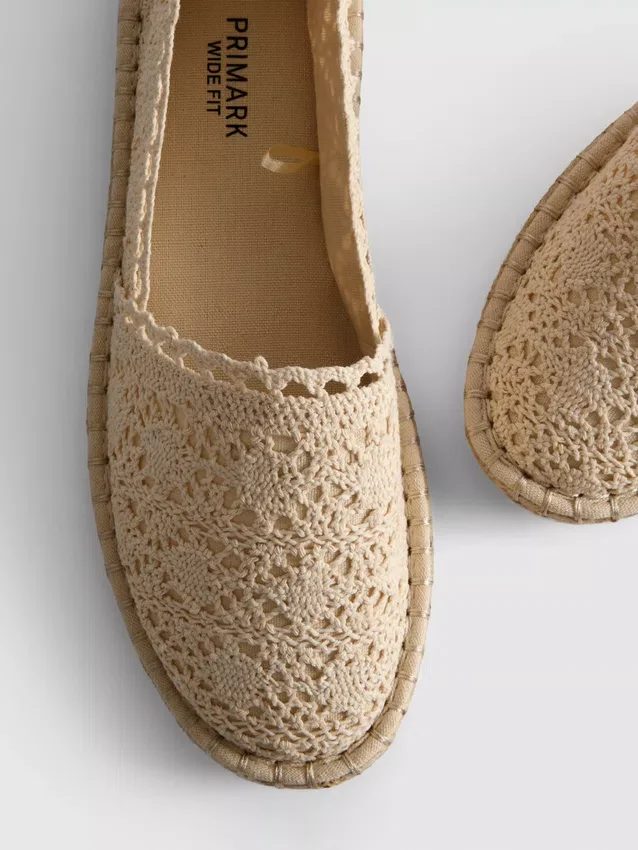 Espadriller med snörning