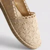 Espadriller med snörning