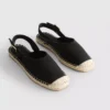 Espadriller med spänne bak