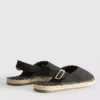 Espadriller med spänne bak