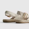 Espadriller med spänne bak