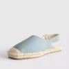 Espadriller med spänne bak