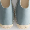 Espadriller med spänne bak