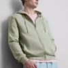 Essential hoodie med genomgående dragkedja