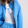 Essential hoodie med genomgående dragkedja