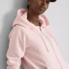 Essential hoodie med genomgående dragkedja