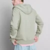 Essential hoodie med genomgående dragkedja