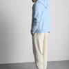 Essential hoodie med genomgående dragkedja