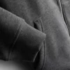 Essential hoodie med genomgående dragkedja