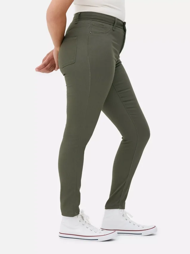 Essential skinny jeans med medelhög midja | normal