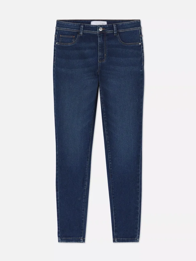 Essential skinny jeans med medelhög midja | normal
